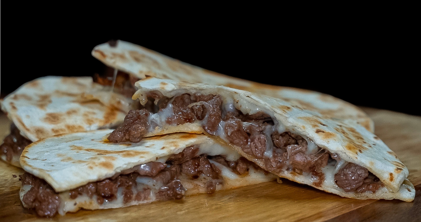 Order Quesadilla with Meat food online from El Burrito Loco store, Joliet on bringmethat.com