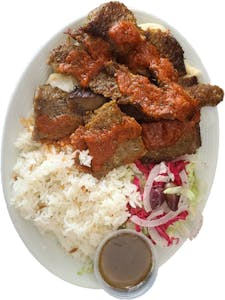 Order 17. Alexander the Great Kebab food online from Shishkebab Restaurant store, Evans on bringmethat.com
