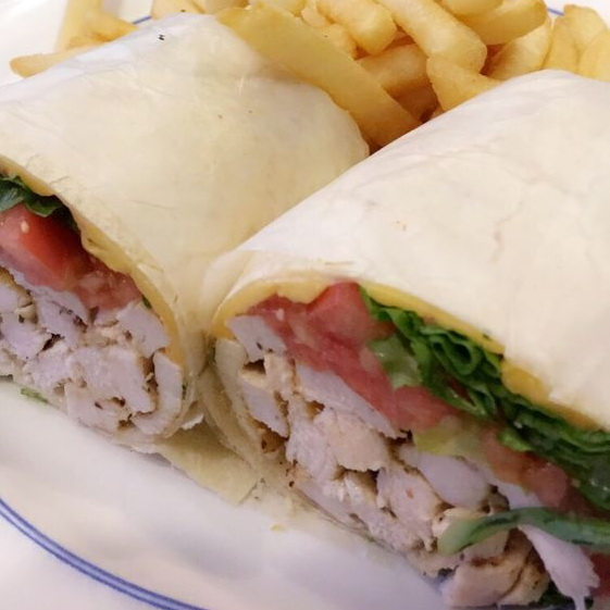 Order Chicken Wrap food online from Atlantic Diner store, South Richmond Hill on bringmethat.com