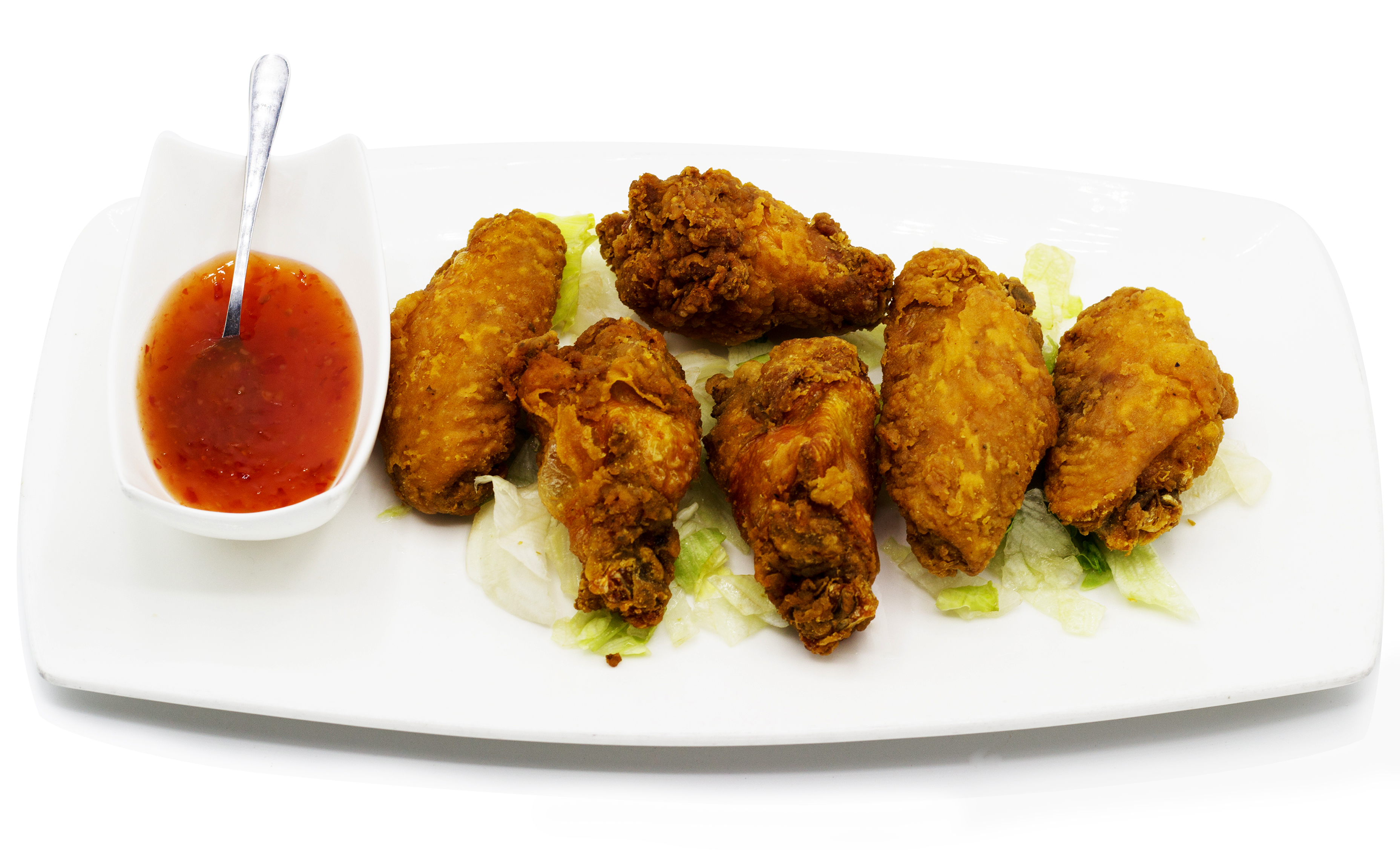 Order Chicken Wings (6 pc) food online from Chin-Chin Cafe store, Ashburn on bringmethat.com