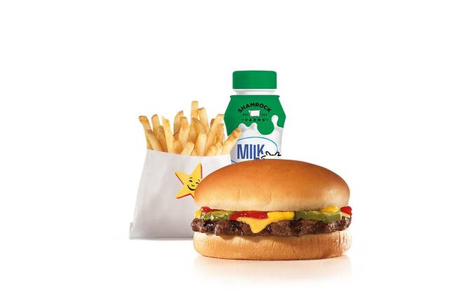 Order Cheeseburger Kid's Meal food online from Carl Jr store, Las Vegas on bringmethat.com