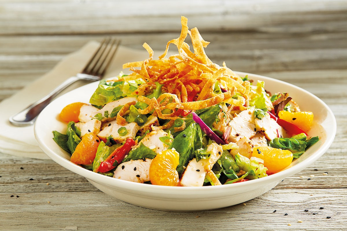 Order Enlightened Asian Chopped Salad food online from Bj Restaurant & Brewhouse store, Beavercreek on bringmethat.com