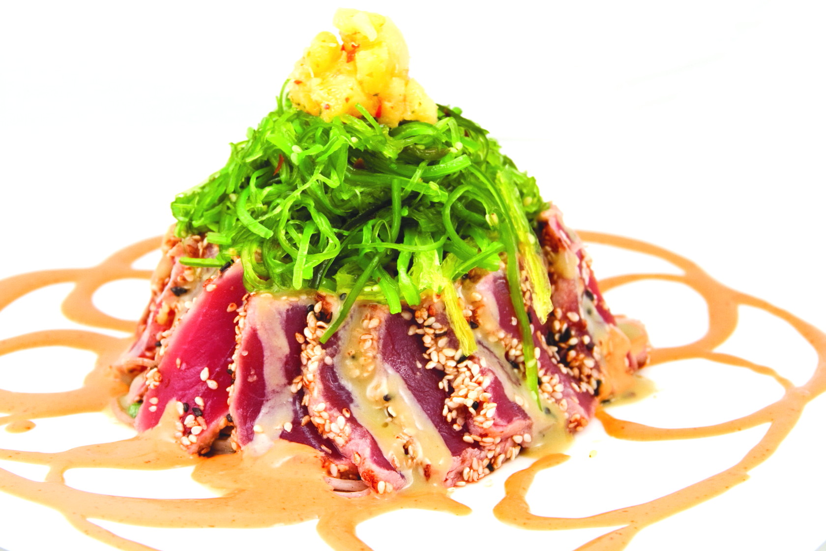 Order Pan Seared Tuna with Soba Noodle food online from Wild Ginger store, Elwood on bringmethat.com