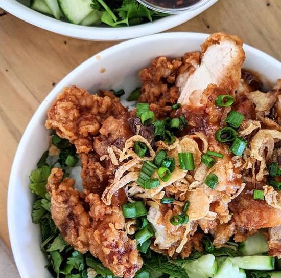 Order Fried Chicken Bowl food online from Hawking Bird store, Oakland on bringmethat.com