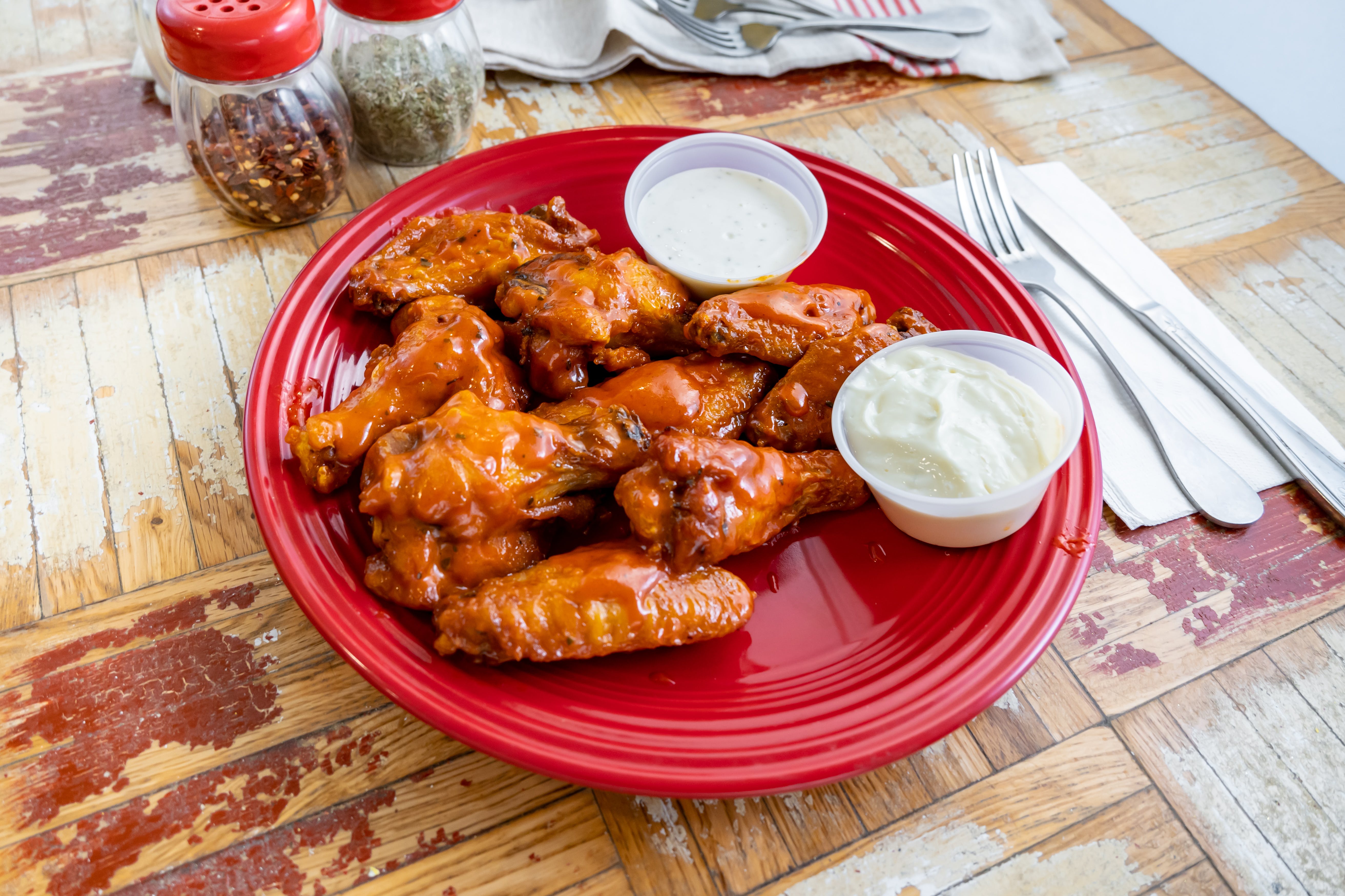 Order Wings - 10 Pieces food online from Di Francesco Pizza store, Westampton on bringmethat.com