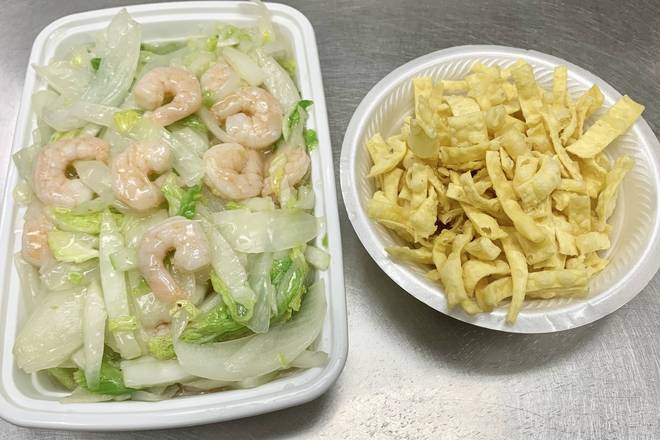 Order Shrimp Chow Mein (Large) food online from East China store, Winston-Salem on bringmethat.com
