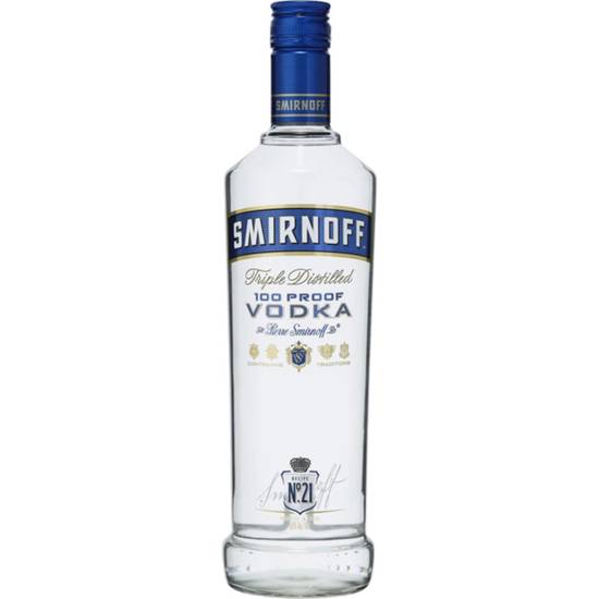 Order Smirnoff Blue 750 ml. food online from Round Up Liquor & Grocery store, Wildomar on bringmethat.com