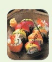 Order 9. Crunch Rainbow Roll food online from Sushi Cafe store, South Elgin on bringmethat.com