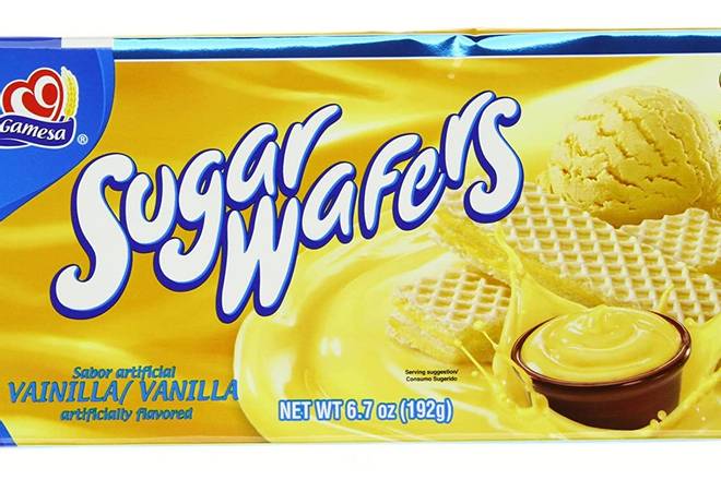Order Gamesa Sugar Wafers 6.7oz - Vanilla food online from Rapid-O Mart store, Chandler on bringmethat.com
