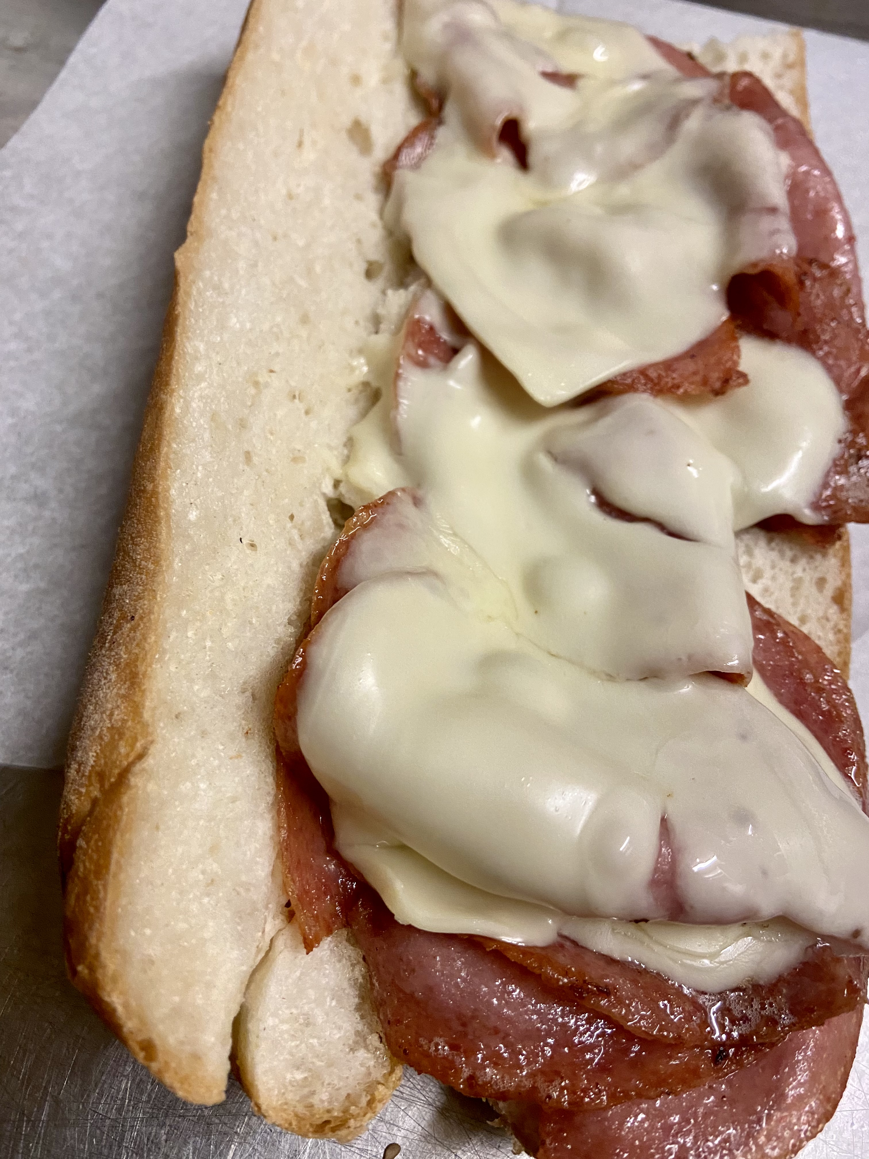Order Pork Roll and Cheese Sandwich food online from Mipal Deli store, Philadelphia on bringmethat.com