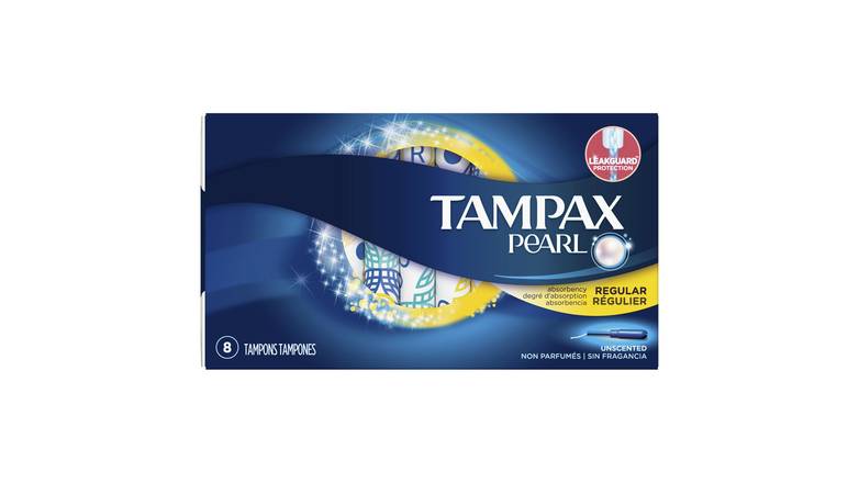 Order Tampax Pearl Regular Plastic Tampons, Unscented food online from Aldan Sunoco store, Aldan on bringmethat.com