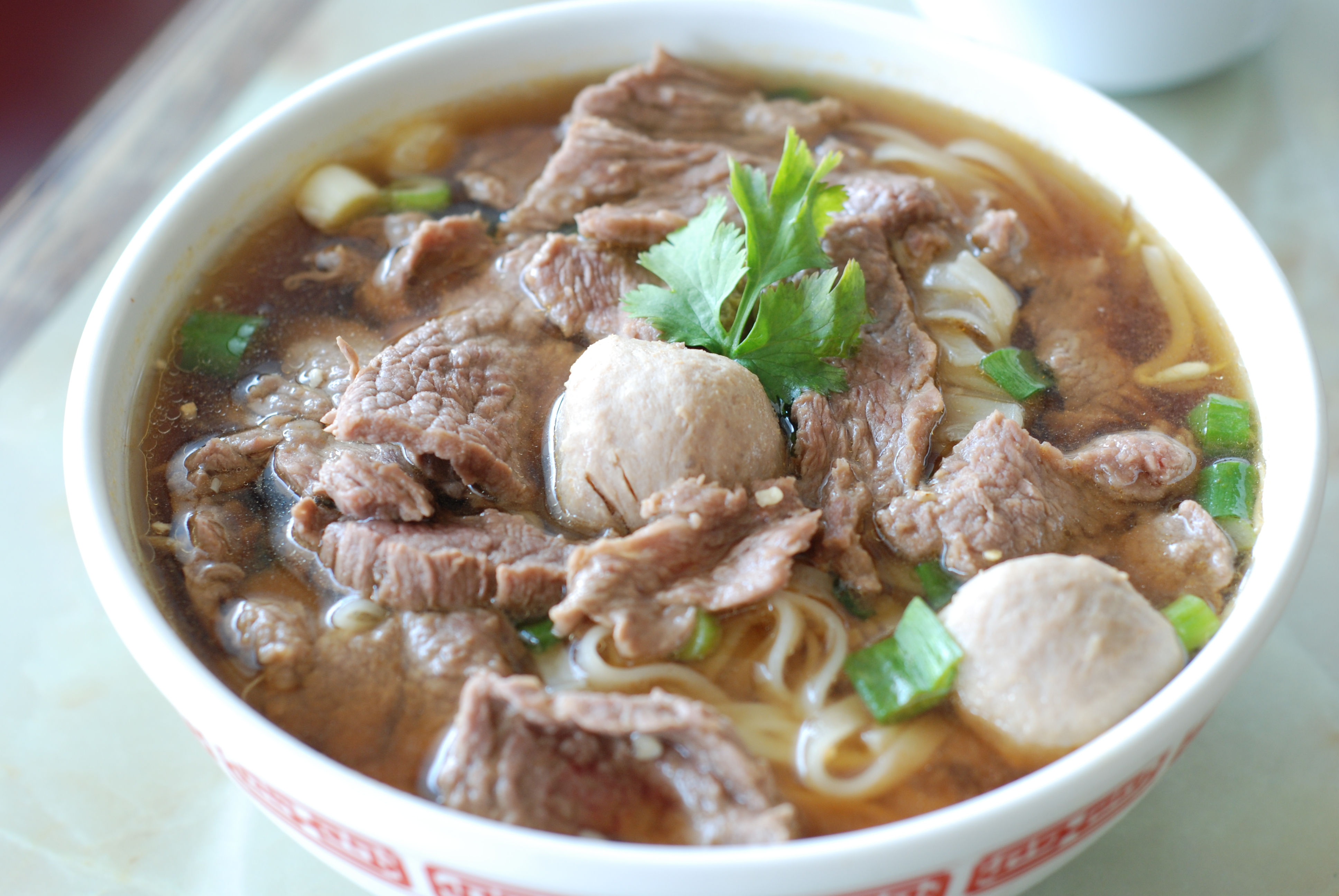 Order Beef Boat Noodle Soup food online from Thai Fiesta Cafe store, Paramount on bringmethat.com