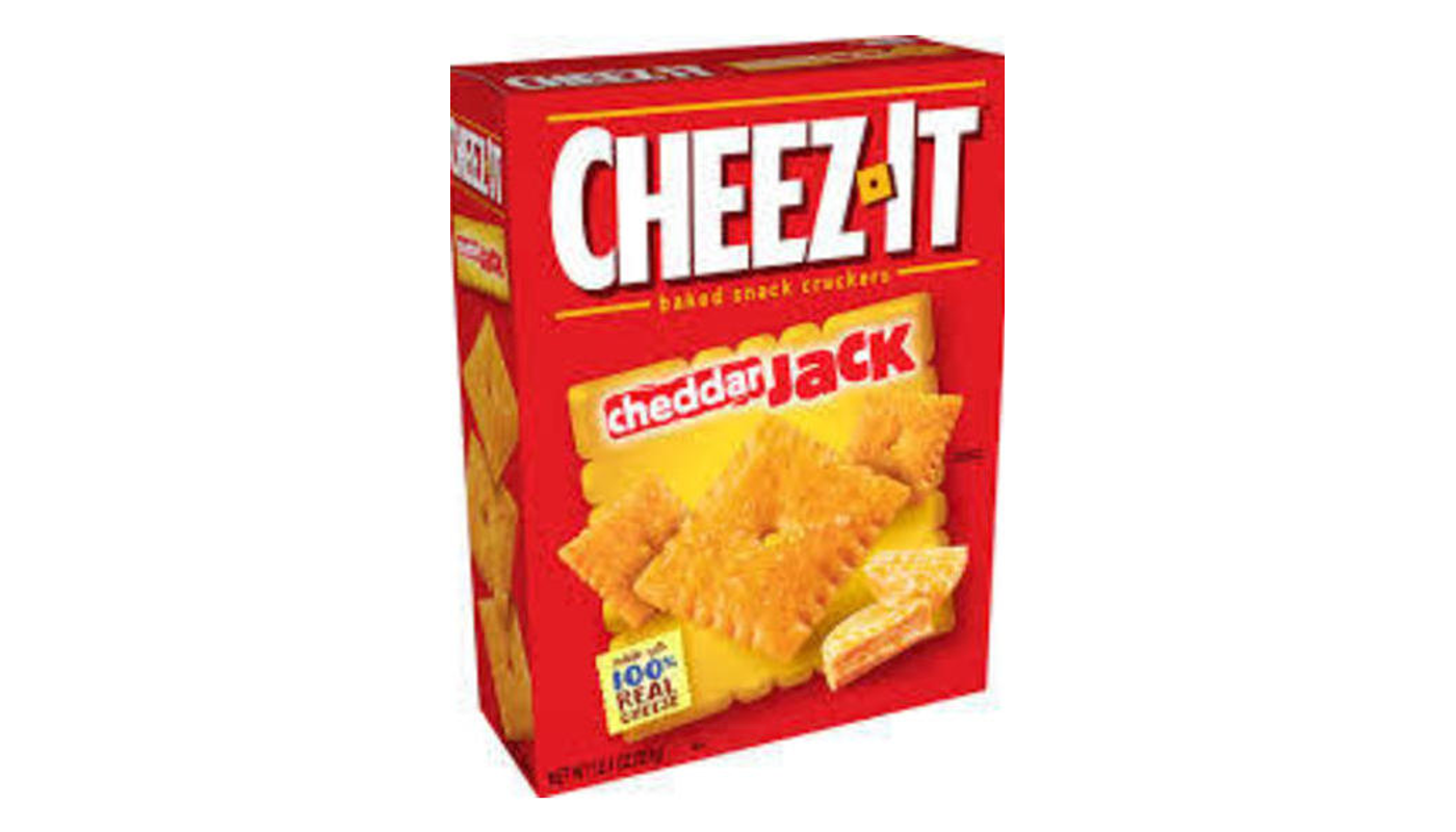 Order Sunshine Cheez-It Baked Snack Crackers Cheddar Jack - Grab n' Go 3 oz Bag food online from Orcutt Liquor & Deli store, Orcutt on bringmethat.com