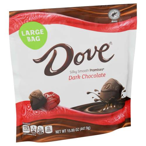 Order Dove Dark Chocolate (15.8 oz) food online from Rite Aid store, Eugene on bringmethat.com