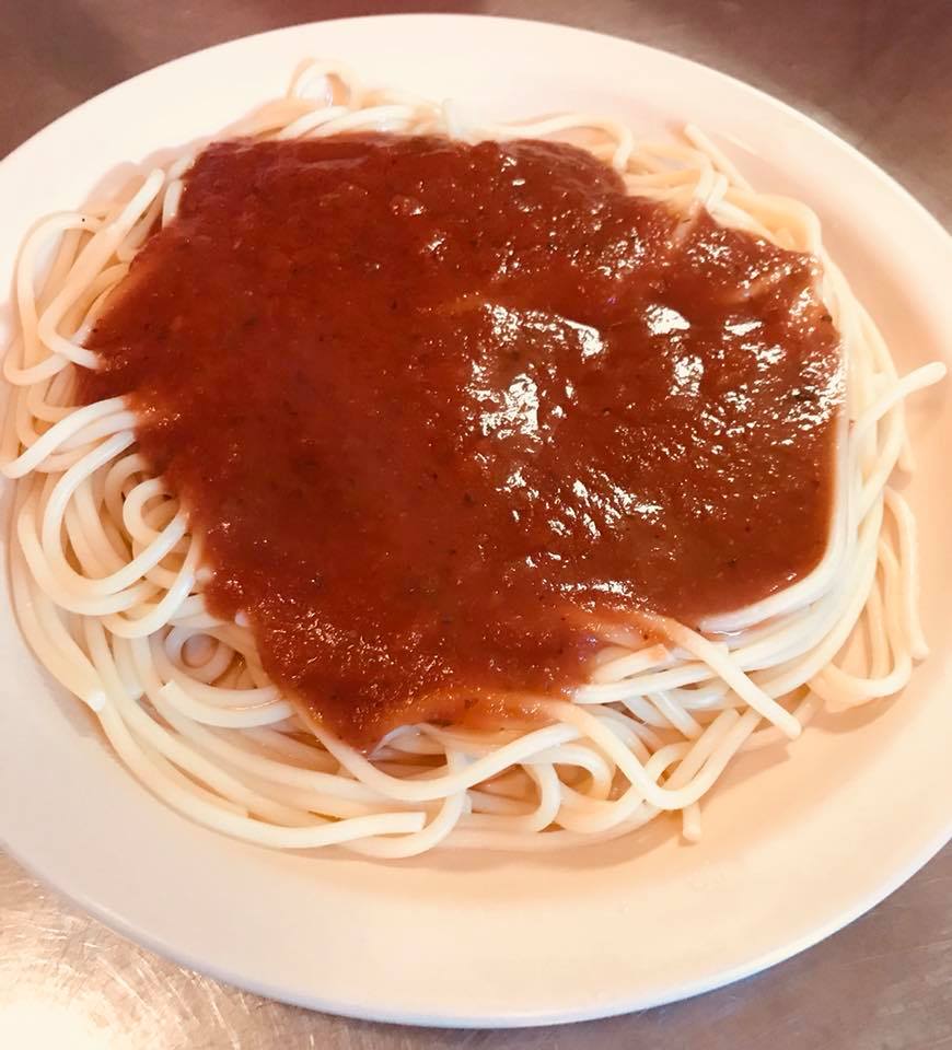 Order Spaghetti with Tomato Sauce food online from Gio Villa store, Brownsville on bringmethat.com