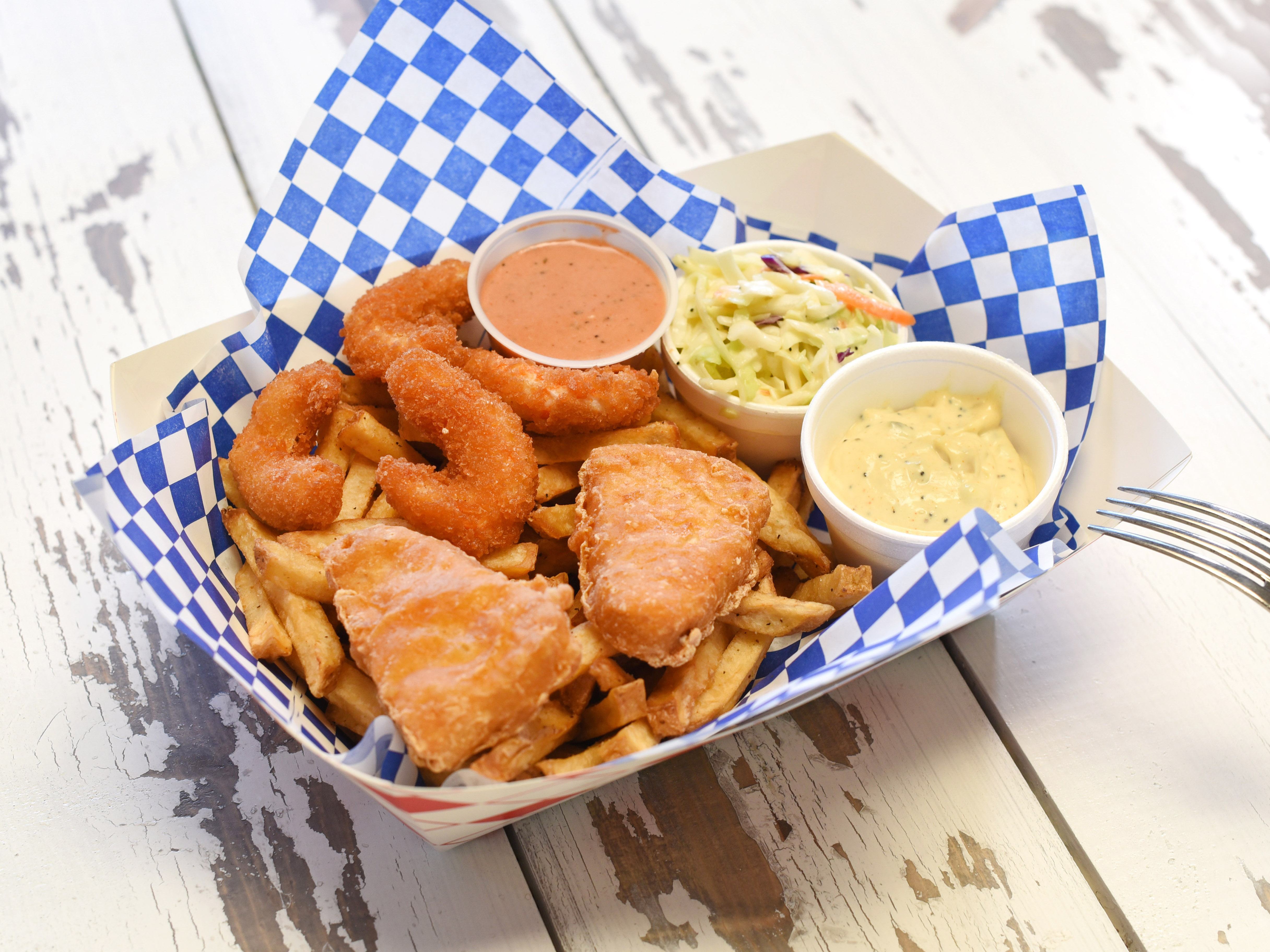 Order Fry Combo food online from Sea Ranger Seafood Station store, Ventura on bringmethat.com