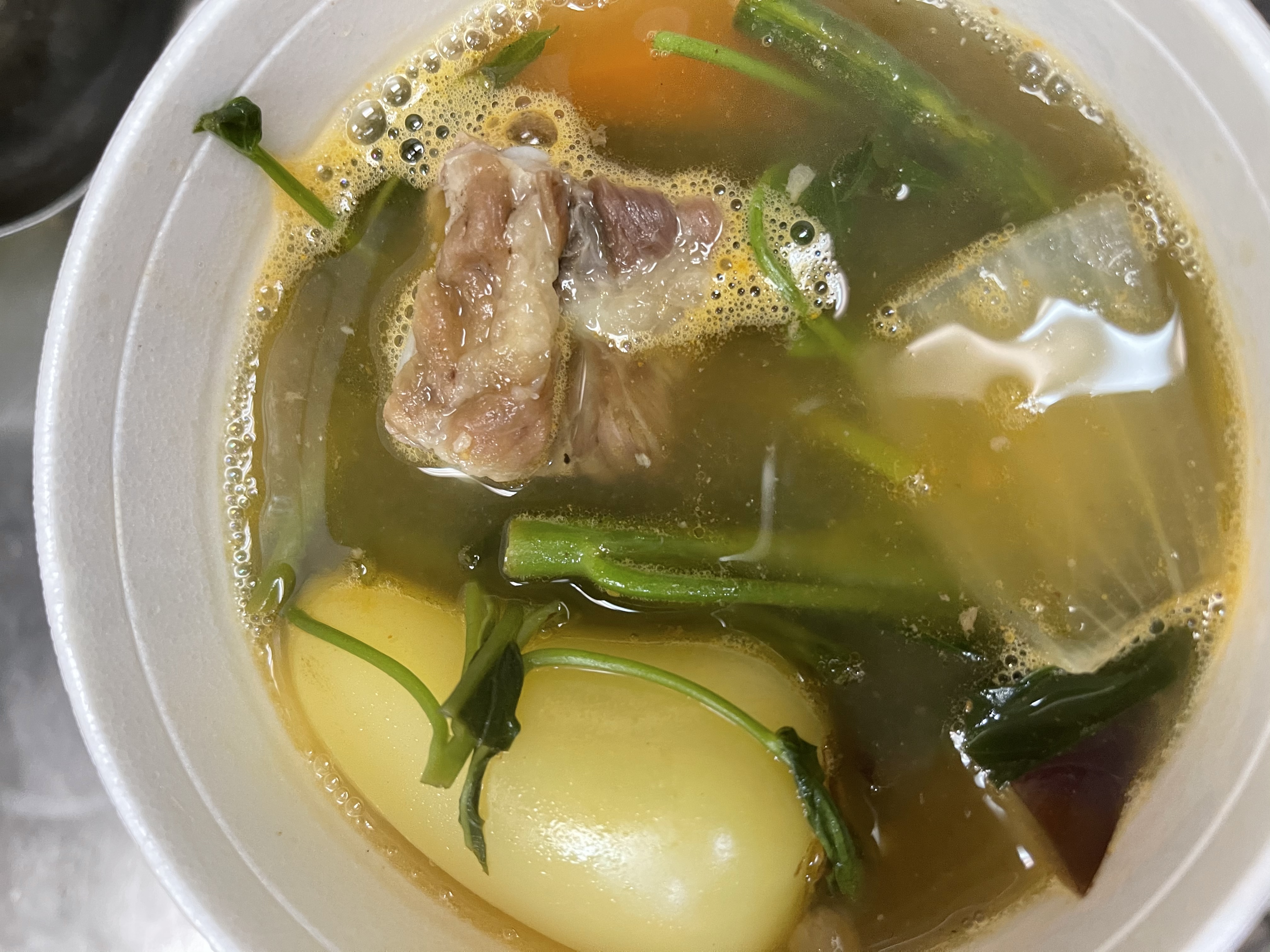 Order Pork Sinigang Soup food online from Salo-Salo store, West Covina on bringmethat.com