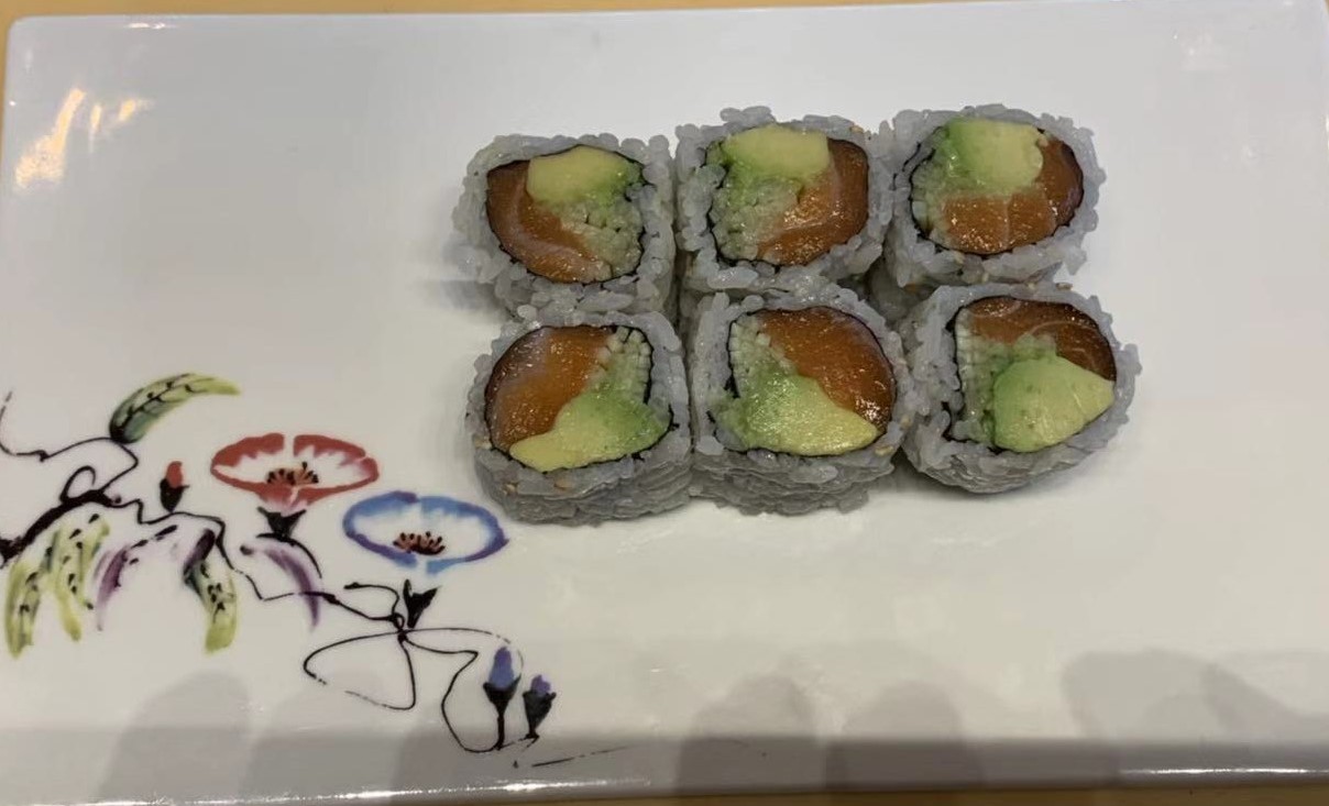Order Salmon Avocado Roll food online from Bamboo Ya store, Queens on bringmethat.com