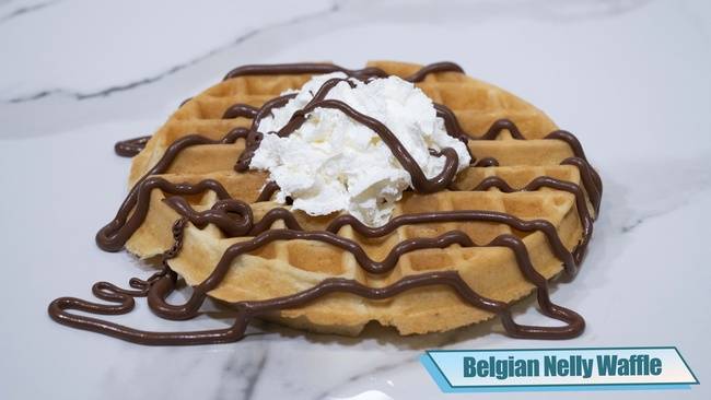 Order Belgian Nelly Waffle food online from Penelope's Coffee and Tea store, Foster City on bringmethat.com