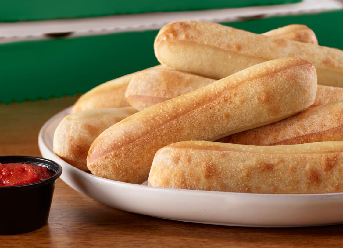 Order Breadsticks food online from Papa Johns Pizza store, Akron on bringmethat.com