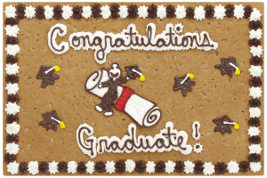 Order Graduate and Diploma Cookie Cake food online from American Deli on Broad St. store, Athens on bringmethat.com