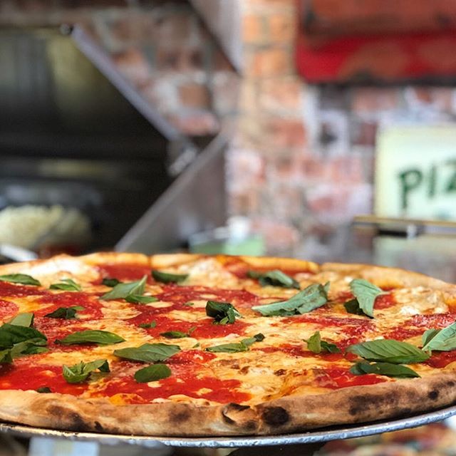 Order Large Margherita Pie food online from Table 87 coal oven pizza * by the slice * store, Brooklyn on bringmethat.com