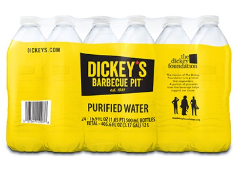 Order Dickey's Bottled Water 24 Ct Case food online from Dickey's Barbecue Pit store, Mesquite on bringmethat.com