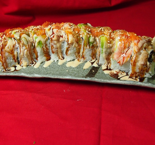 Order Ebi Heaven Roll food online from Joy Sushi store, Mountain View on bringmethat.com