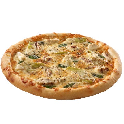 Order Chicken Artichoke Pizza - Small 10'' food online from Cottage Inn store, Lincoln Park on bringmethat.com