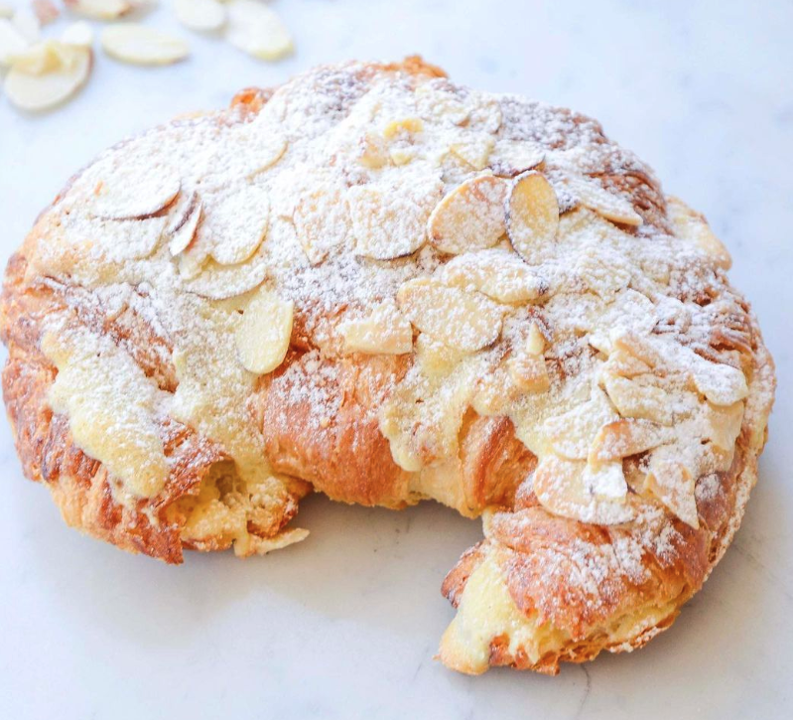 Order Croissant, Almond food online from Hanna Creamery & Cafe store, San Diego on bringmethat.com