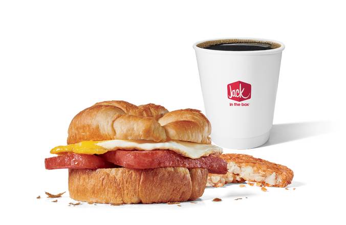Order SPAM® Croissant Combo food online from Jack in the Box store, Kailua on bringmethat.com