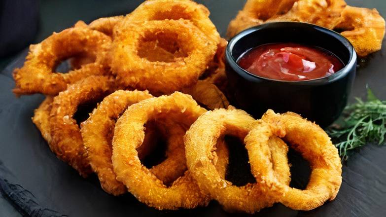 Order Side Onion Rings food online from Patty Melt Co store, Des Plaines on bringmethat.com