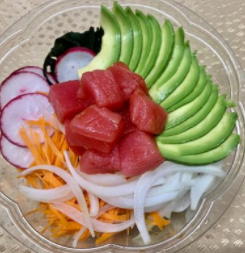 Order P3. Tuna Poke  food online from Soya Ramen Sushu store, Lawrence Township on bringmethat.com