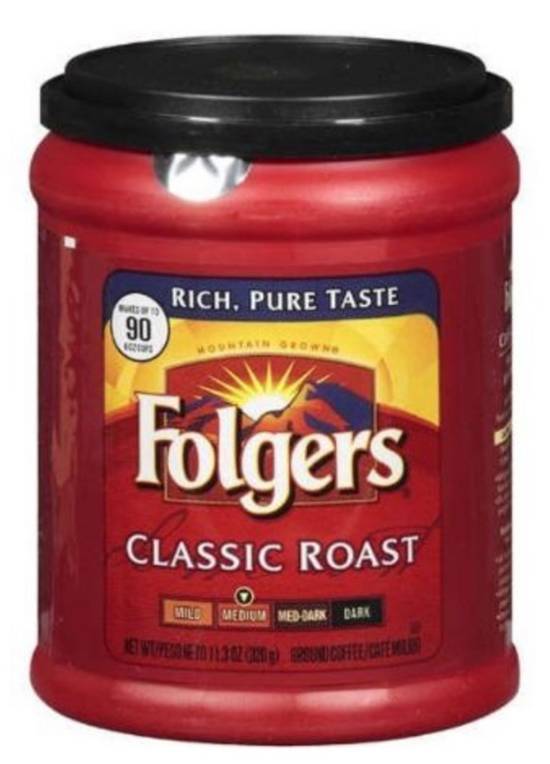 Order Folgers Classic Roast Coffee food online from Extra Mile 3062 store, Vallejo on bringmethat.com