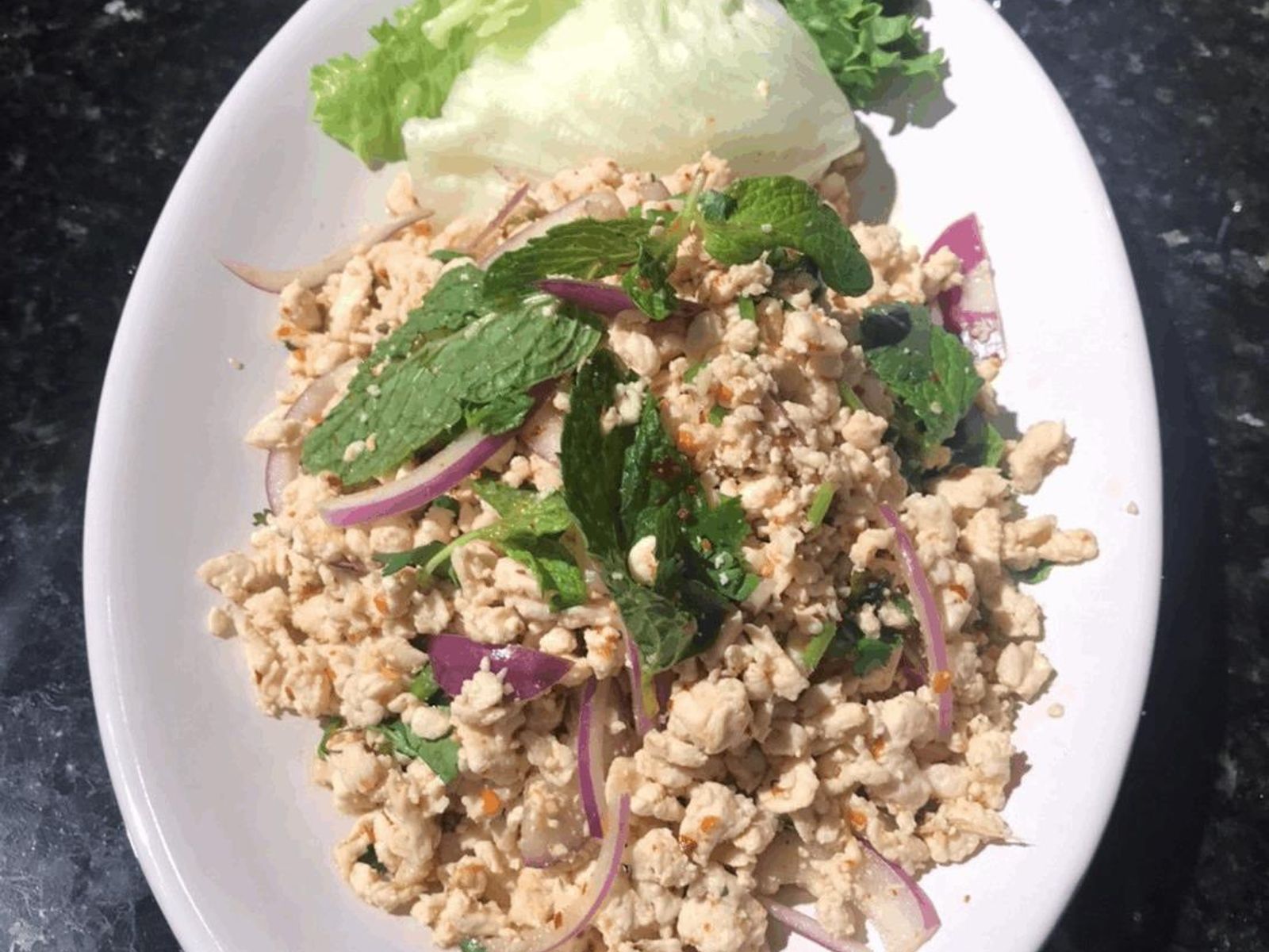 Order Y2 Larb food online from Thai Spice Restaurant store, Houston on bringmethat.com