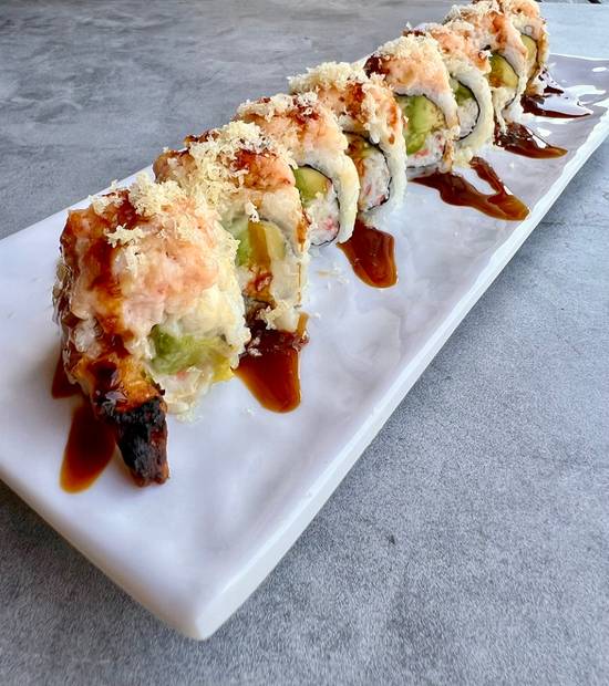 Order White Volcano Roll food online from J Sushi store, Corona on bringmethat.com