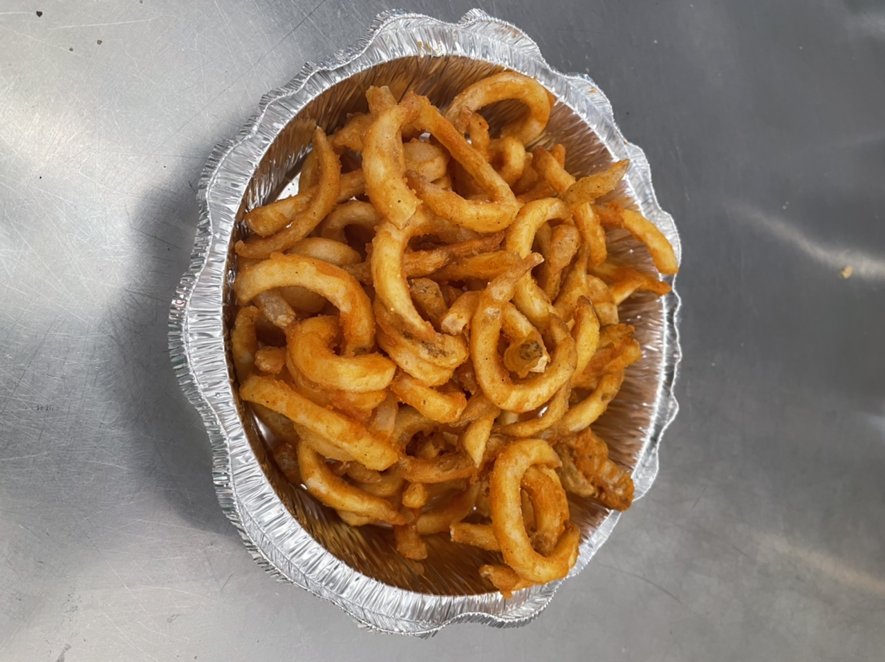 Order Seasoned Curly Fries food online from Cafe Bambino's store, Pasadena on bringmethat.com