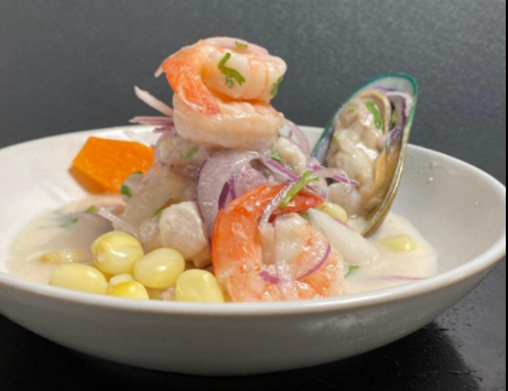 Order Ceviche Mixto food online from Inka Grill Peruvian Cuisine store, Roanoke on bringmethat.com
