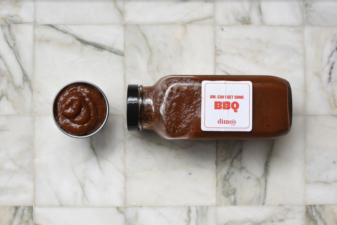 Order House BBQ Sauce food online from Dimo's Pizza store, Chicago on bringmethat.com