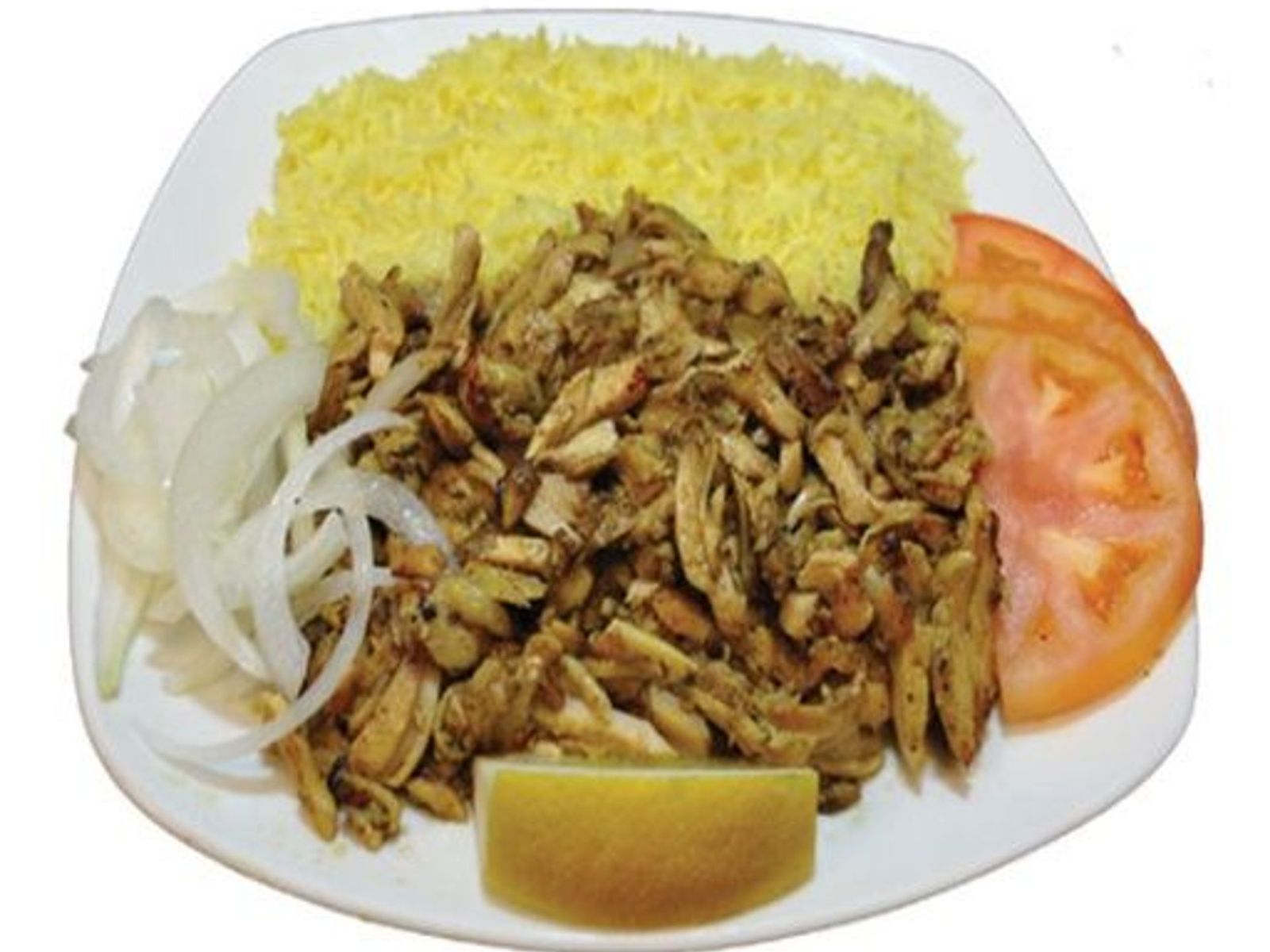 Order CHICKEN SHAWARMA PLATE food online from Pita Heaven  store, Chandler on bringmethat.com