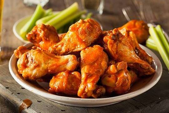 Order Wings (20 pcs) with 3 Flavors & 2 Dips food online from WINGS &amp; THAI RESTAURANT store, Wilmington on bringmethat.com