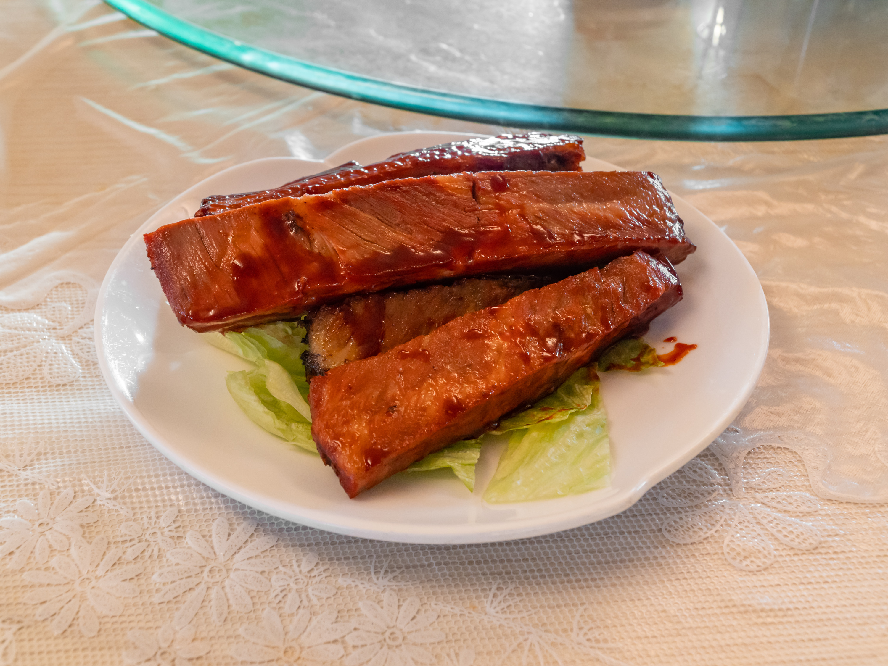 Order 10. BBQ Spare Ribs food online from Oriental Chinese Restaurant store, La Habra on bringmethat.com