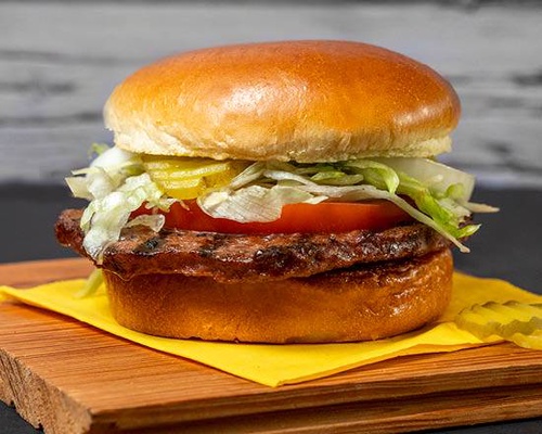 Order Single Burger food online from Big Deal Burger store, Hickory on bringmethat.com