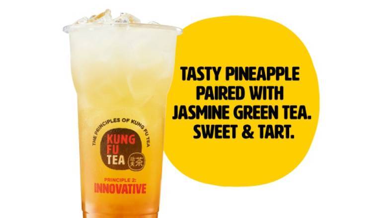 Order Sunshine Pineapple Tea Punch food online from Kung Fu Tea store, Hicksville on bringmethat.com