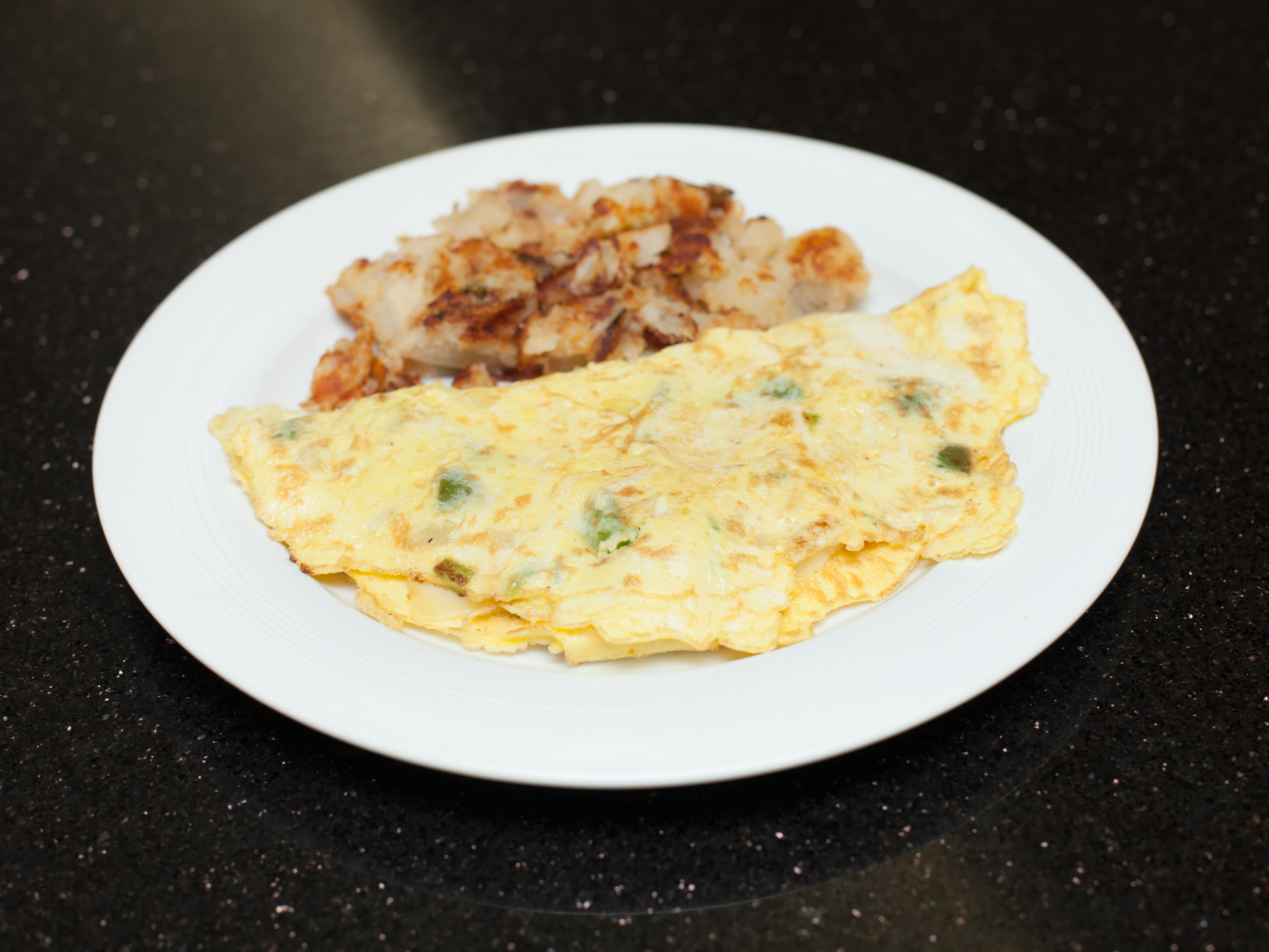 Order Classic American Cheese Omelet food online from Pleasantville Diner store, Pleasantville on bringmethat.com