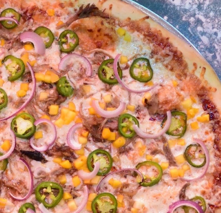 Order BBQ Pulled Pork Pizza - 19'' food online from Pie Hole store, Idaho Falls on bringmethat.com