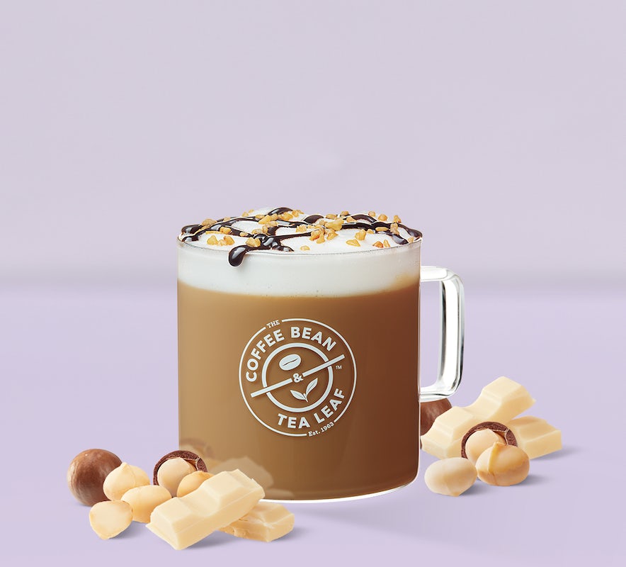 Order Macadamia White Chocolate Latte food online from The Coffee Bean & Tea Leaf store, Downey on bringmethat.com