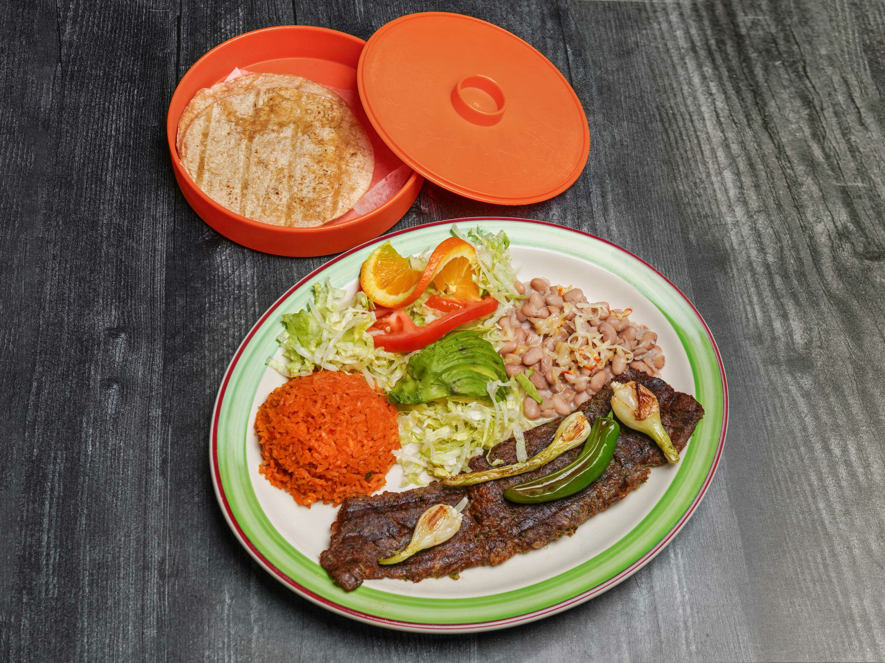 Order 1. Carne Asada food online from El Chile Restaurant and Pancake House store, Chicago on bringmethat.com