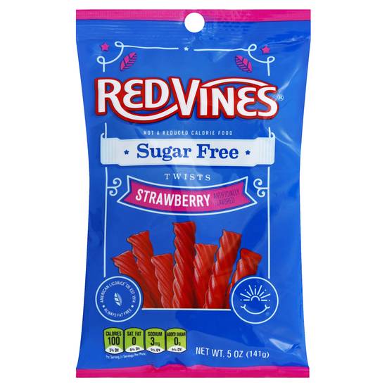 Order Red Vines Vines Sugar Free Strawberry (5 oz) food online from Rite Aid store, Eugene on bringmethat.com