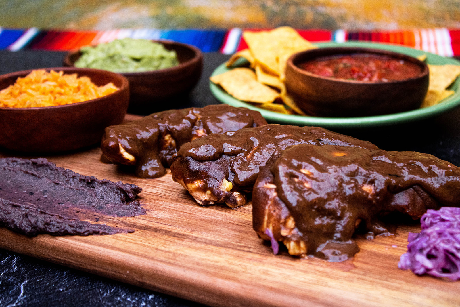 Order Mole Poblano food online from Cafe Sol Azteca store, Newton on bringmethat.com